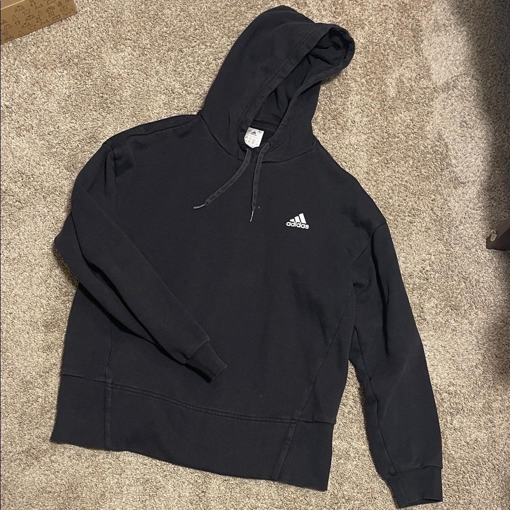Adidas Black Oversized Hoodie